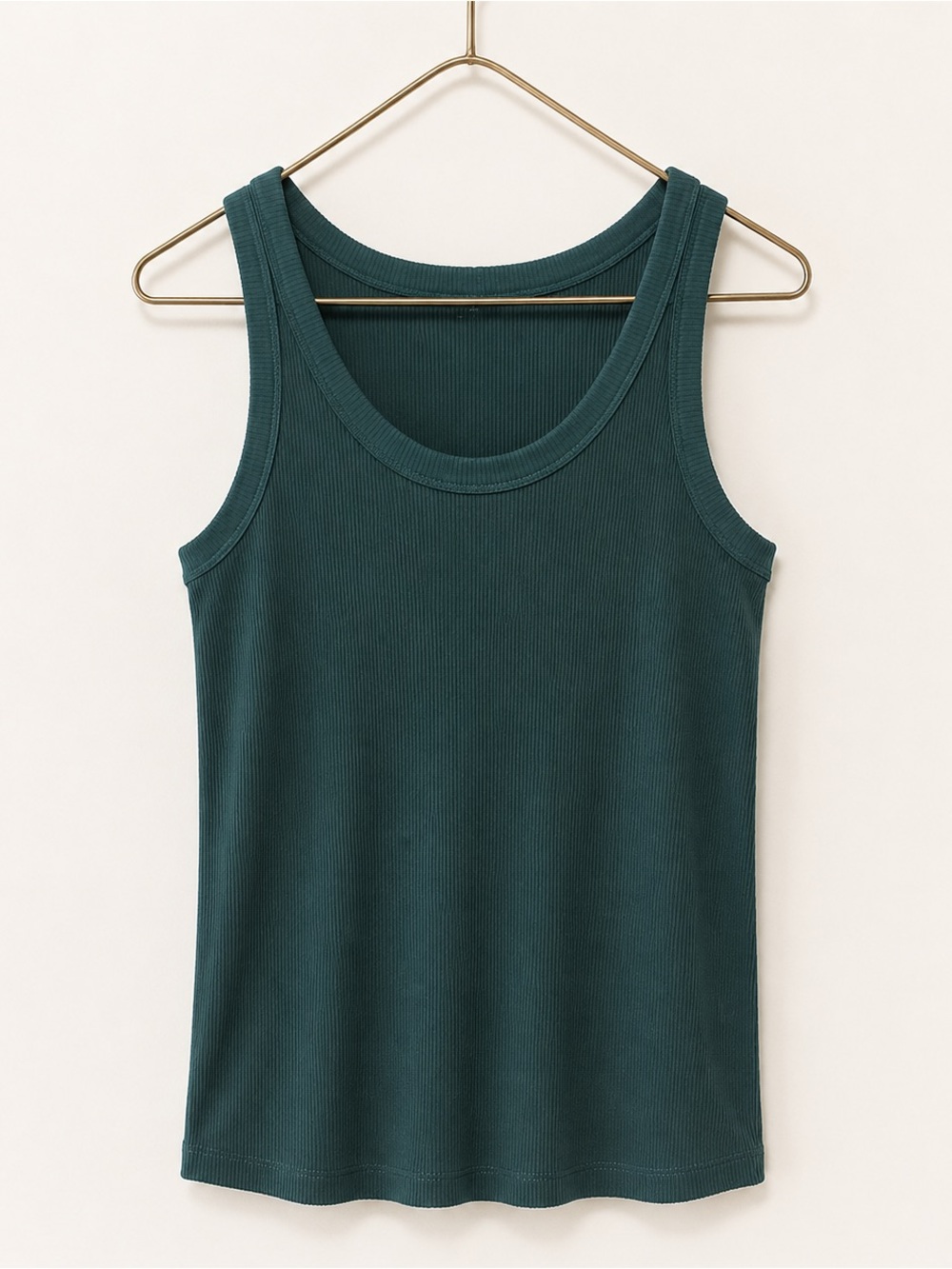 Universal Standard Roitfeld Ribbed Tank Cenote Green S 14/16